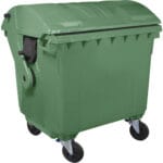 Plastični kontejner -1100l polukružni poklopac