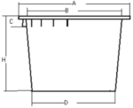 Kaca okrugla 275l - Image 2
