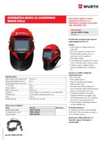 Automatska maska za zavarivanje WURTH Stella-W 9/13, 1/30000s, 98x55mm - Image 2
