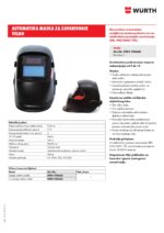 Automatska maska za zavarivanje WURTH Veldo 9/13, 1/25000 s, 98x43 mm - Image 2