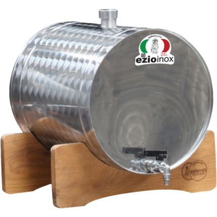 Inox bačva bure za rakiju ležeča EzioInox 25L