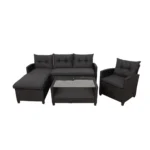 Green Bay baštenska garnitura od ratana CEBU