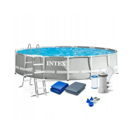 Intex bazen sa metalnom konstrukcijom PRISM FRAME 457×107 cm – 26724