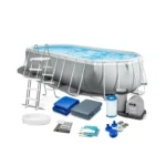 Intex bazen sa metalnom konstrukcijom PRISM FRAME OVAL 610x305x122cm 26798