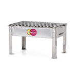 Inox roštilj četvrtasta mala